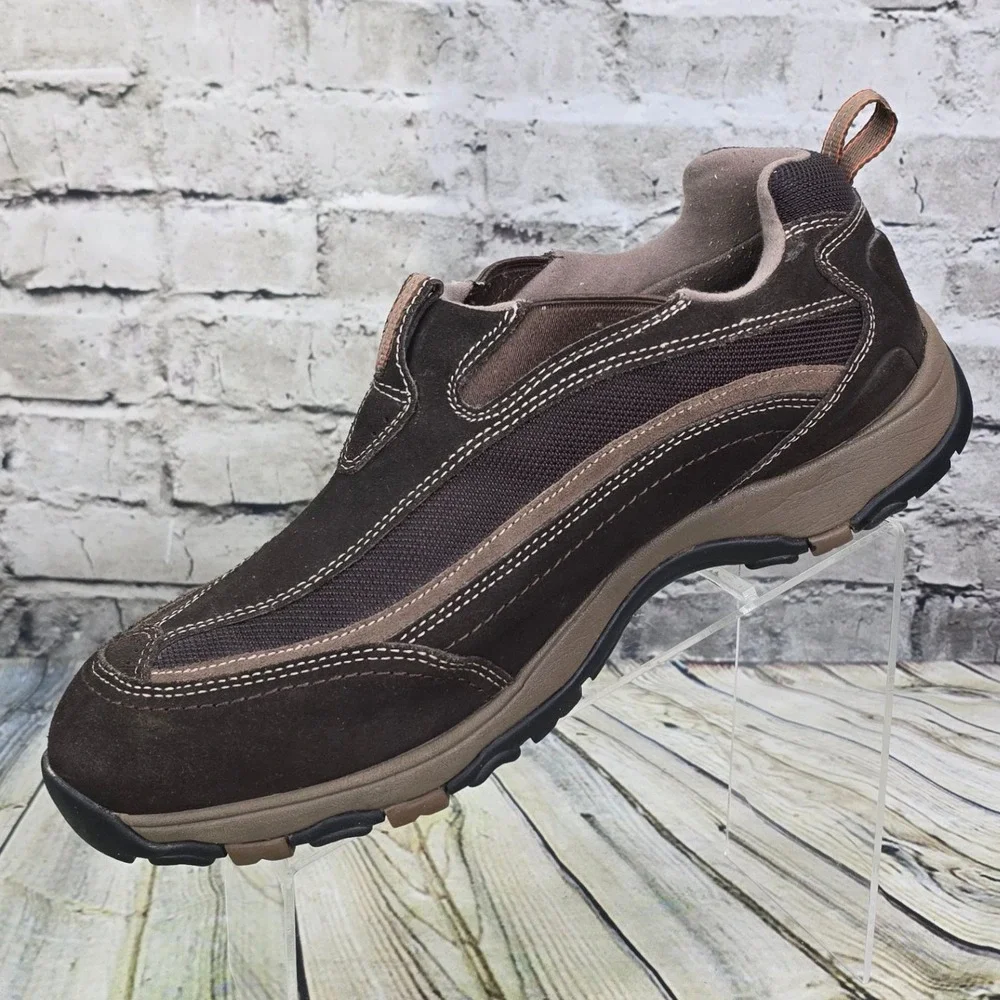 LL Bean TEK 2.5 Hiking Shoes Mens 13 Brown Suede Waterproof Slip On 271741